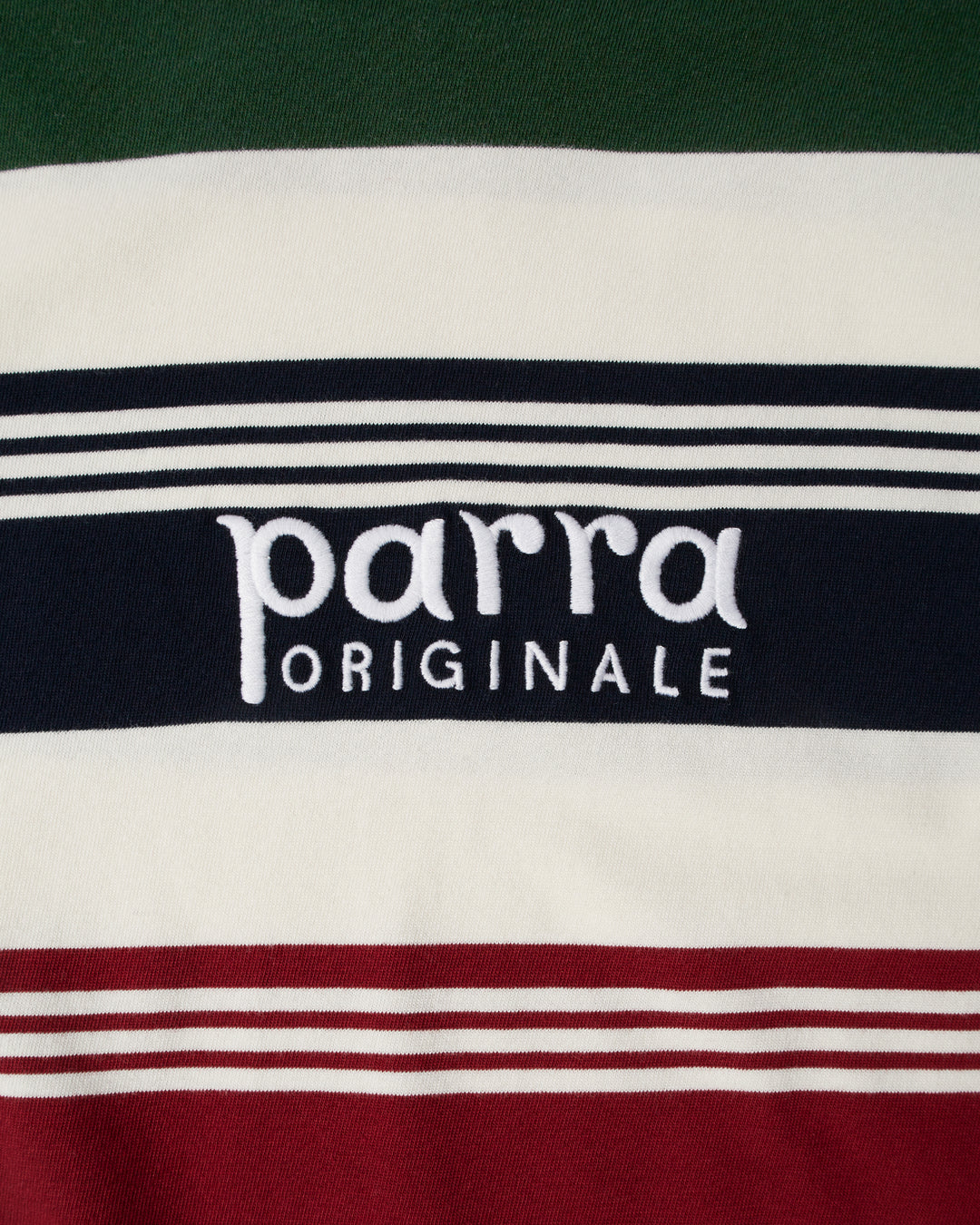 By Parra - Original Stripe Long Sleeve T-shirt - Pine Green