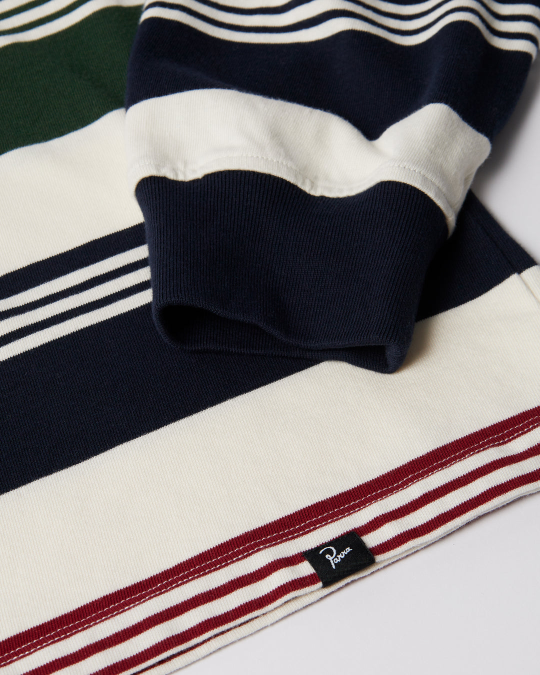 By Parra - Original Stripe Long Sleeve T-shirt - Pine Green