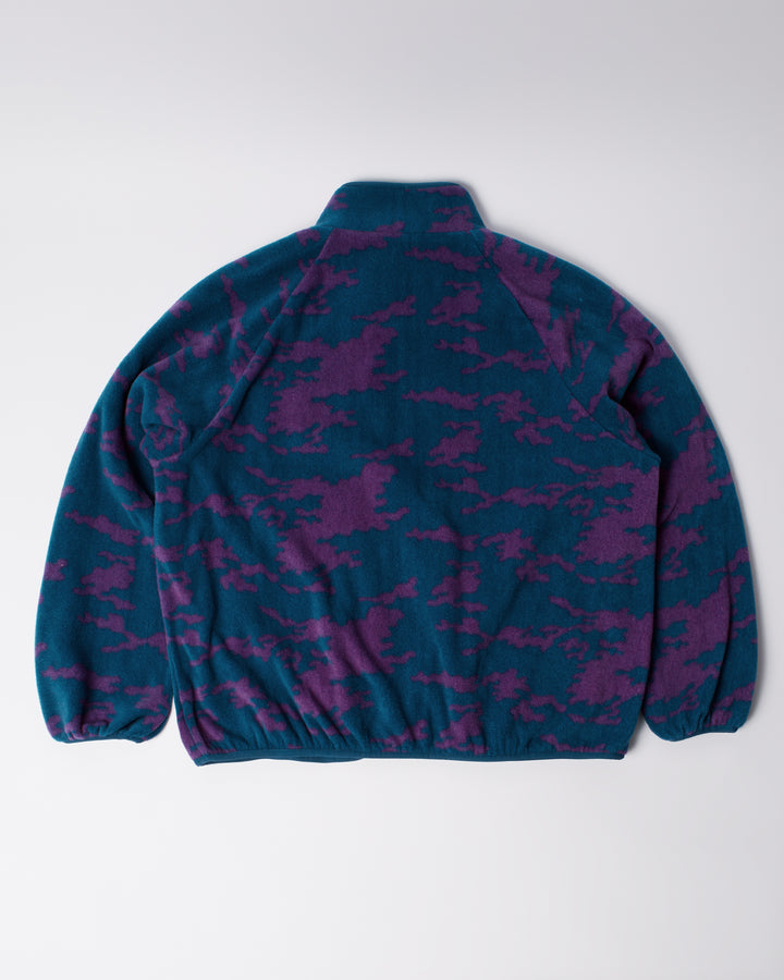 By Parra - Purple Darwin Camo Fleece - Blue