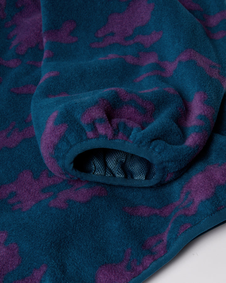 By Parra - Purple Darwin Camo Fleece - Blue