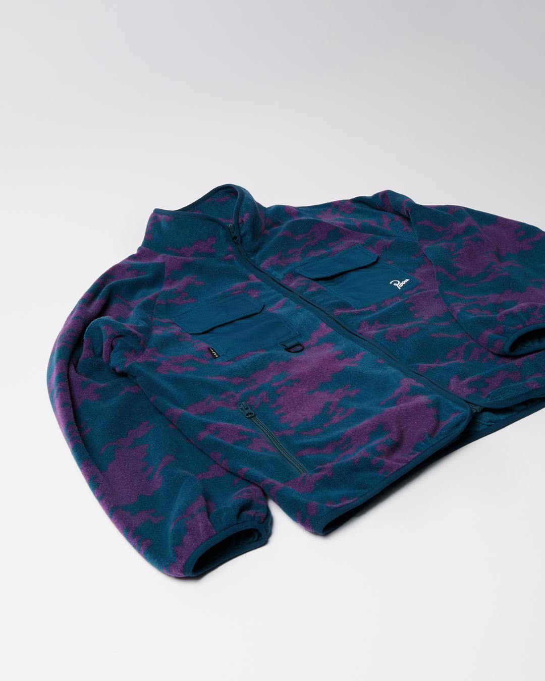 By Parra - Purple Darwin Camo Fleece - Blue