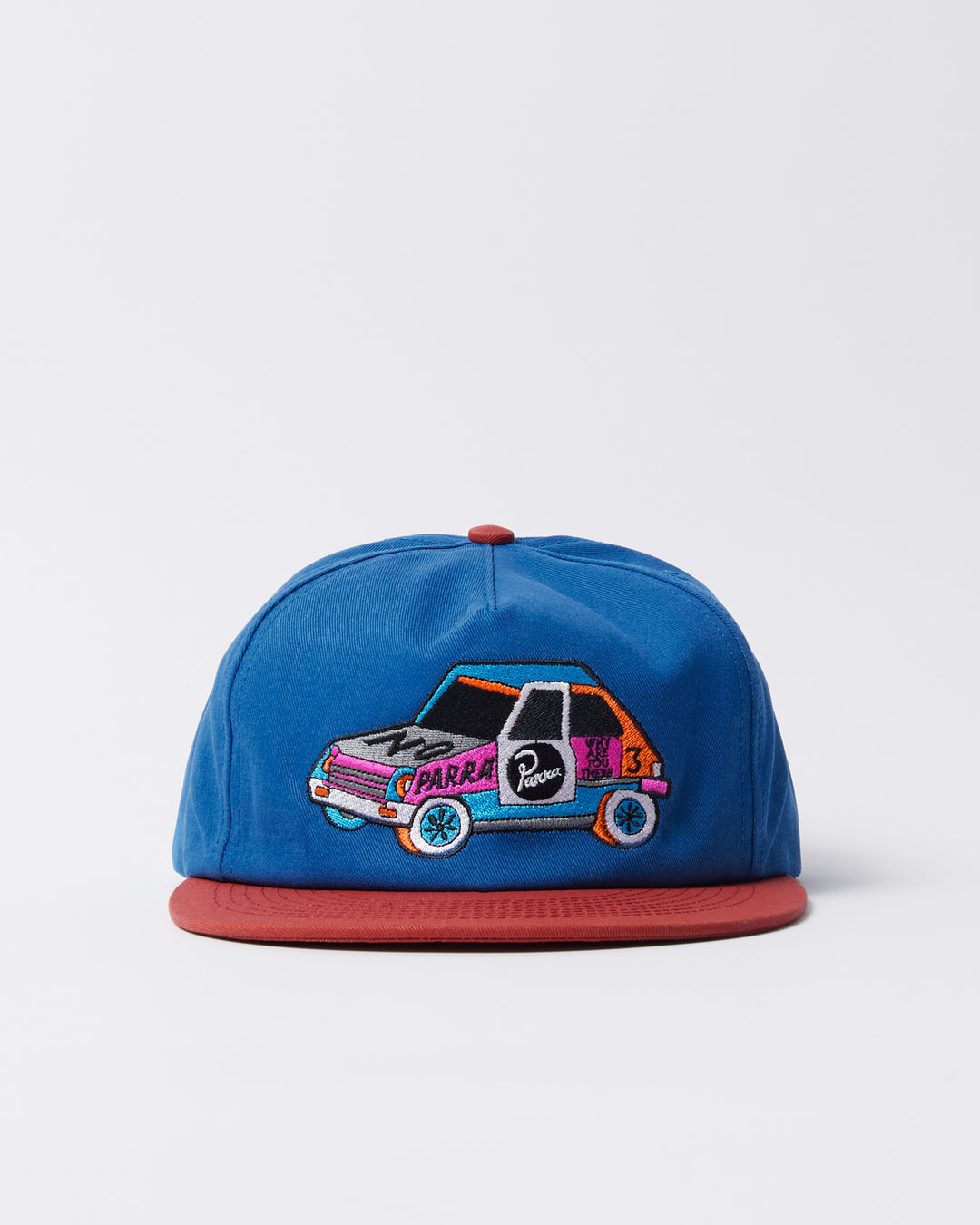 By Parra - No Car 5 Panel Hat- Blue