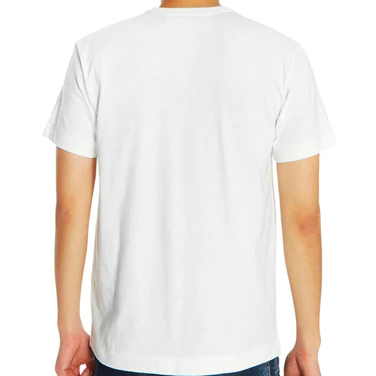 COMME DES GARCONS PLAY Inverted Text T-Shirt - White - AZ-T068-051-1