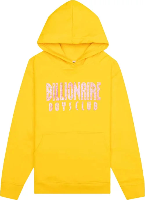 Billionaire Boys Club For Children bb straight font hoodie - lemon chrome