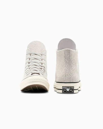 Converse Chuck 70 Suede High Sneakers - Barely Grey/Barely Grey/Egret - A15168C
