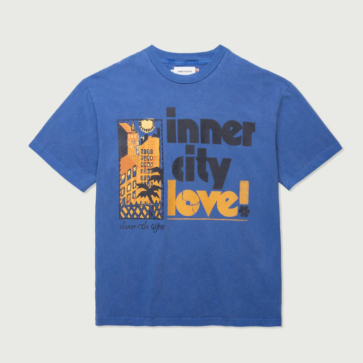 Honor The Gift Inner City Love 2.0 T-Shirt - Blue