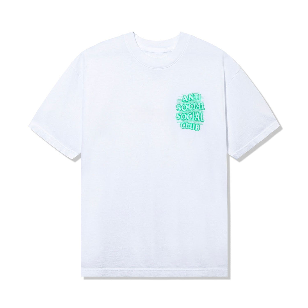 Anti Social Social Club GLOW IN THE DARK TEE (ASSCFW26SS06)  White
