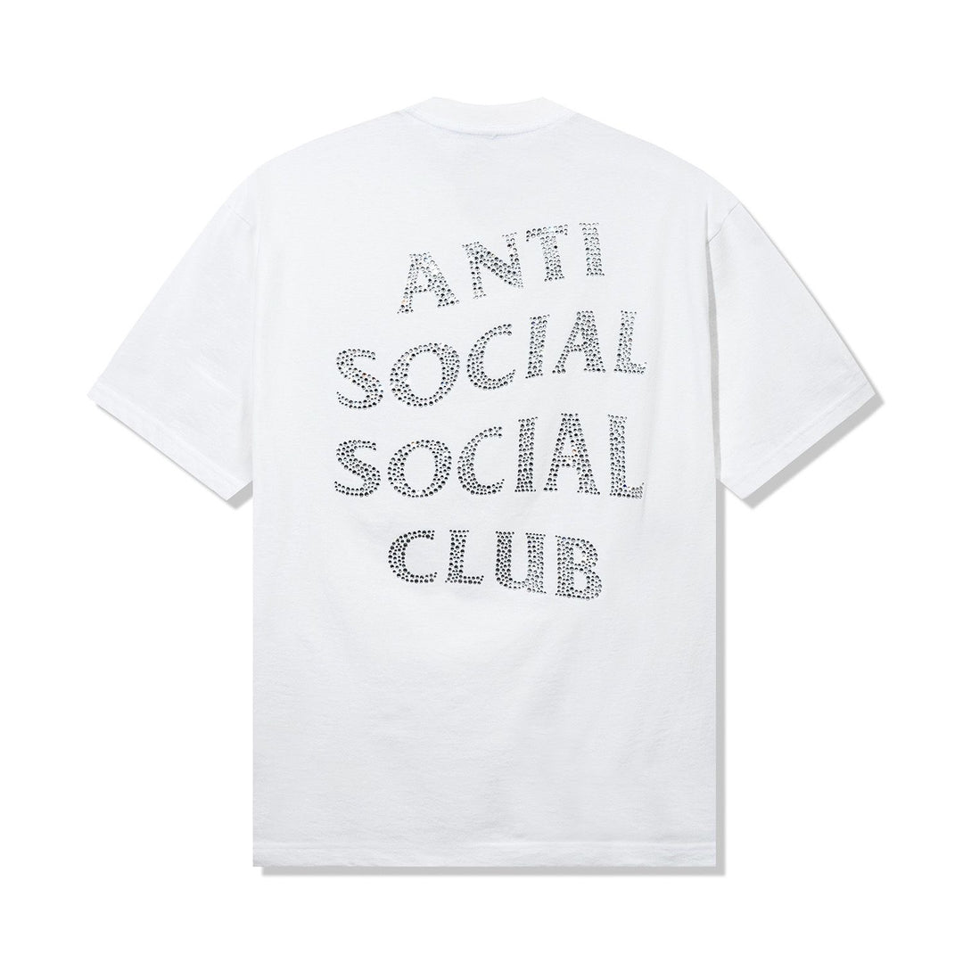 Anti Social Social Club RHINESTONE TEE ASSCFW26SS12 White