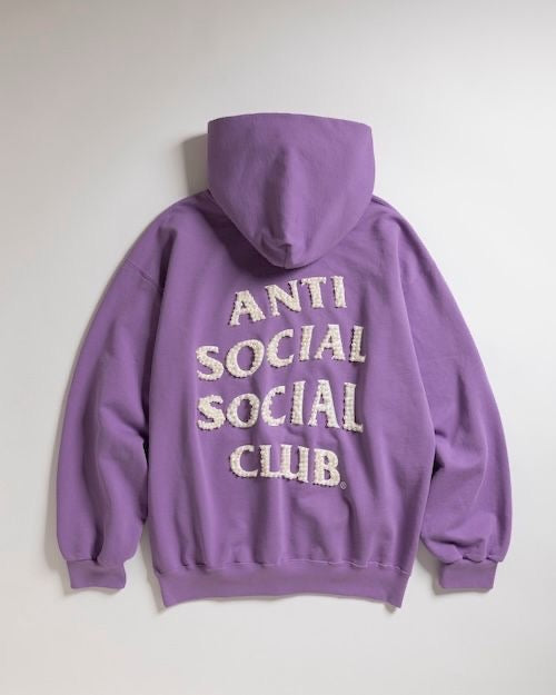 Anti Social Social Club Clutching Pearls Hoodie Washed Purple