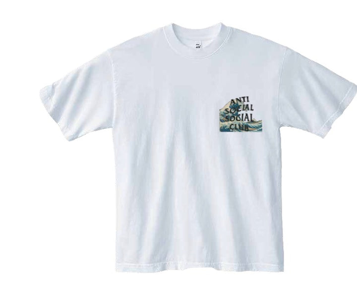 Anti Social Social Club Tonkatsu: The Great Wave Tee - White