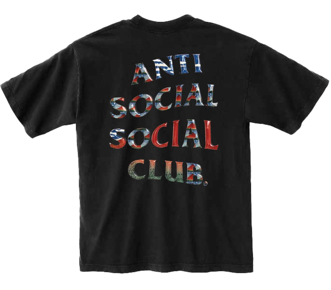 Anti Social Social Club Tonkatsu: Fine Wind, Clear Morning Tee - Black
