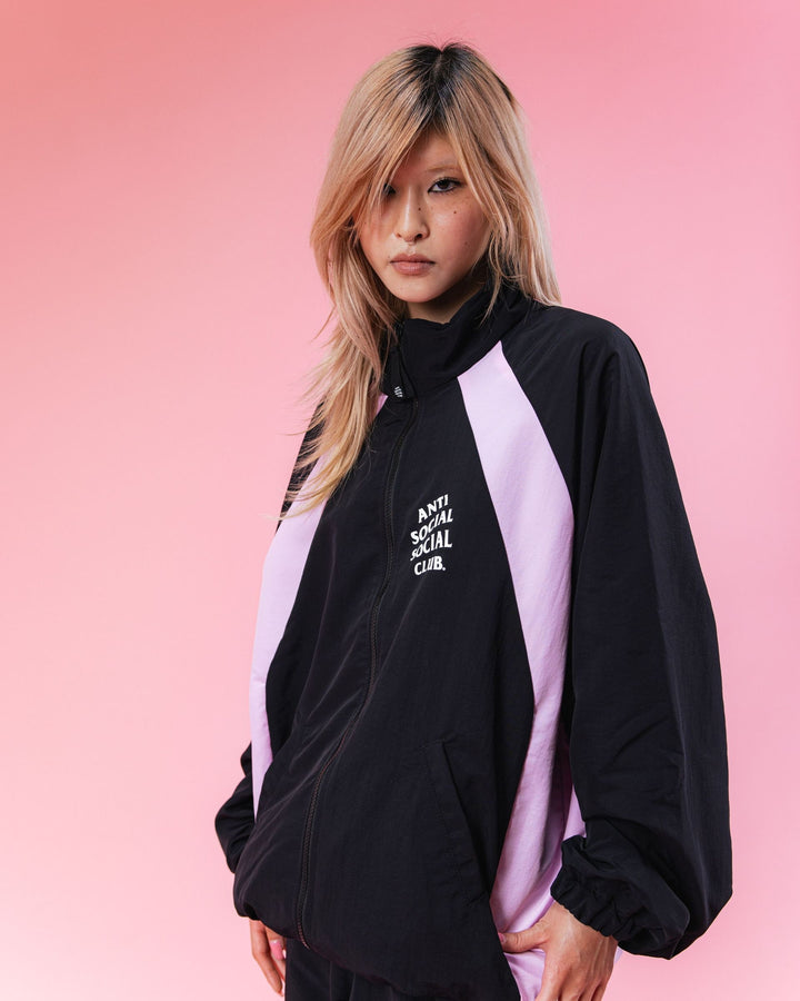 Anti Social Social Club Track Jacket Black/pink
