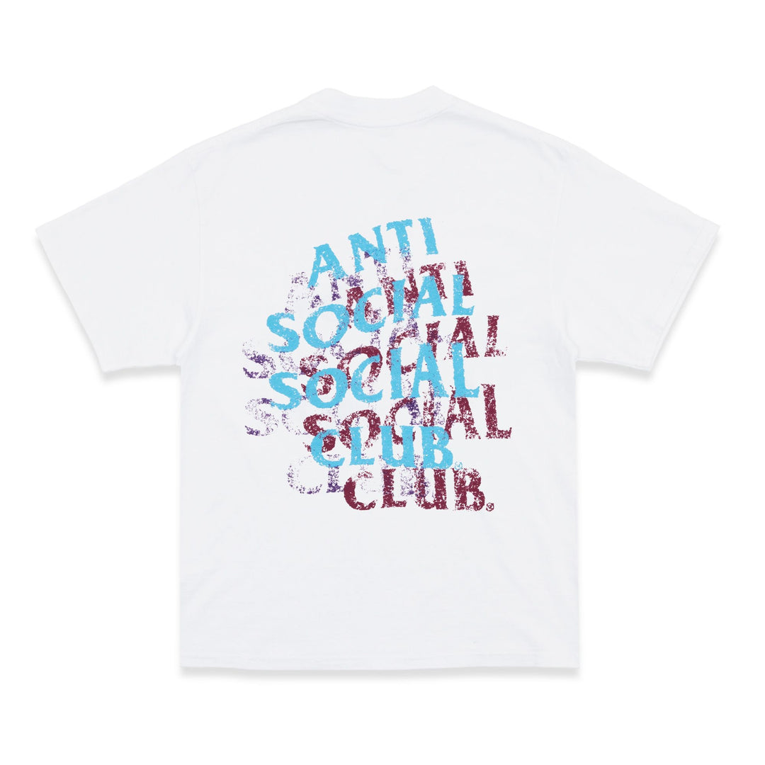 Anti Social Social Club Distressed Tee White
