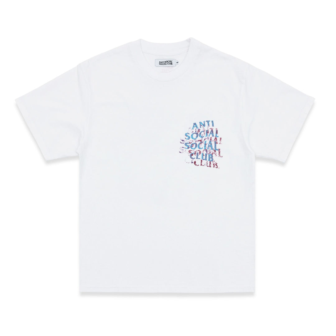 Anti Social Social Club Distressed Tee White