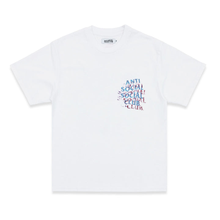 Anti Social Social Club Distressed Tee White