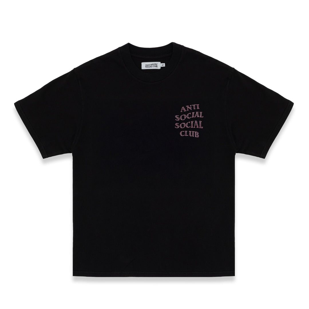 Anti Social Social Club Rhinestone Mind Games Tee Black