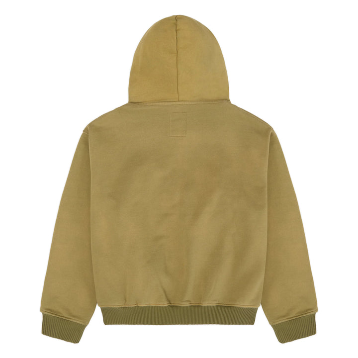 KidSuper Studios Patchwork Face Heavyweight Zip Up Hoodie Forest Green