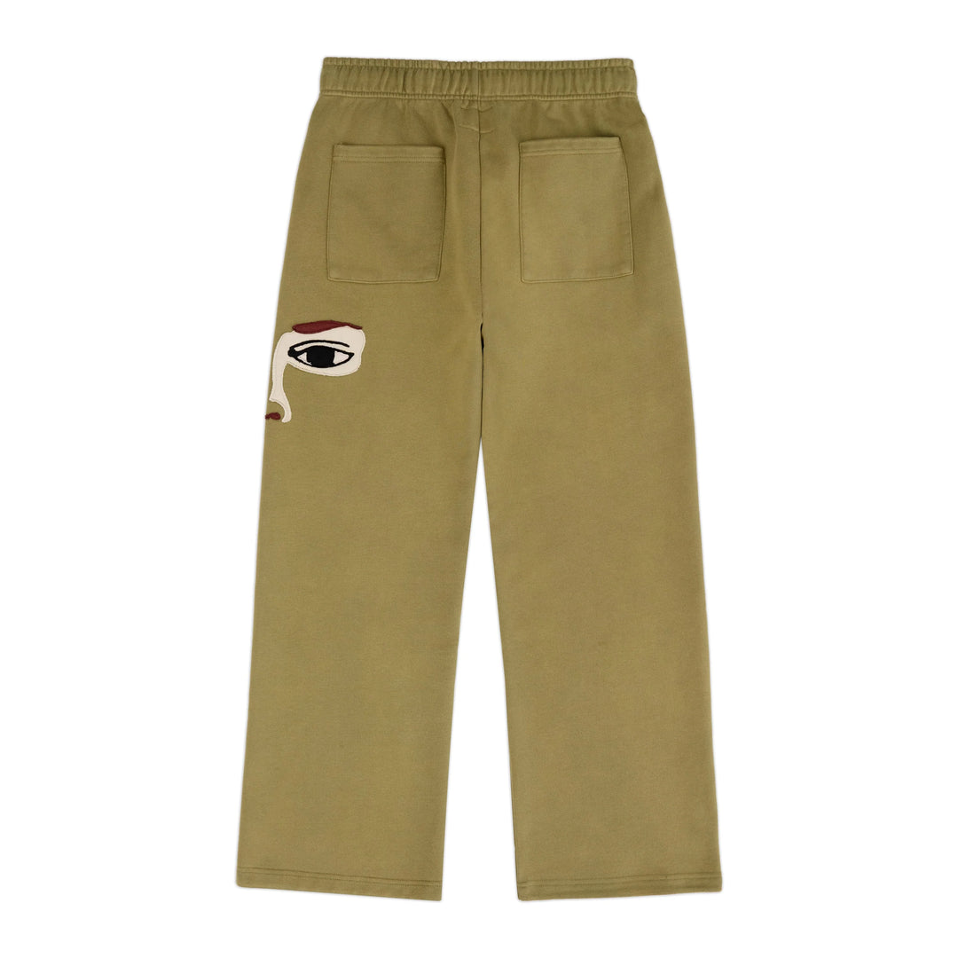 KidSuper Studios Patchwork Face Heavyweight Sweatpants -  Green