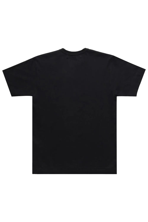 COMME DES GARCONS PLAY Multi Red Heart Tee - Black - AX-T338-051-1