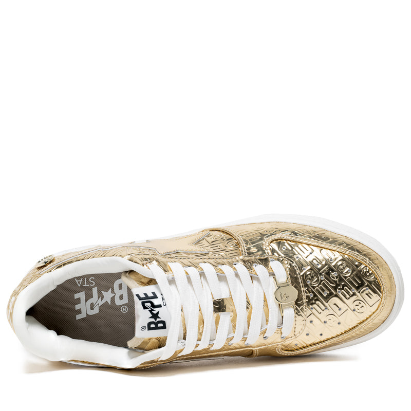BAPE STA #5 Womens Sneakers - Gold