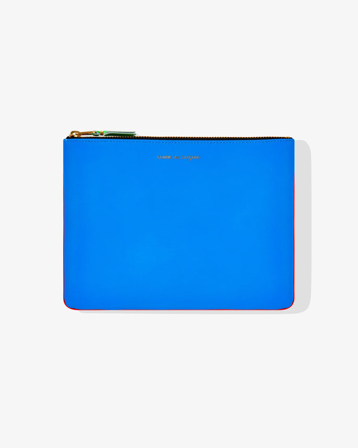 Comme Des Garcons Wallet Super Fluo - Blue/Orange - SA8100SF