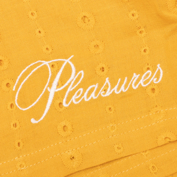 Pleasures CLARITY WOVEN POLO - YELLOW