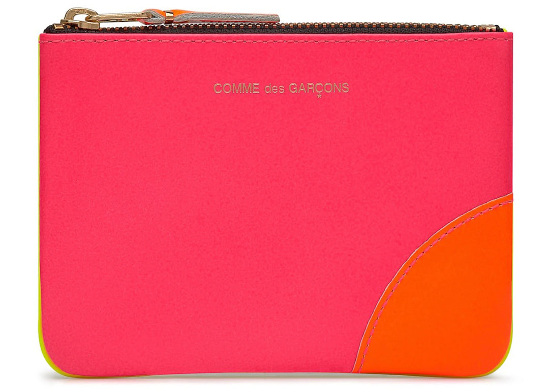 Comme Des Garcons Wallet Super Fluo - Pink/Yellow - SA8100SF