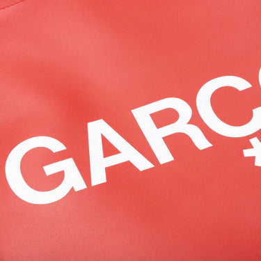 Comme Des Garcons Wallet Huge Logo Tote Bag - Red