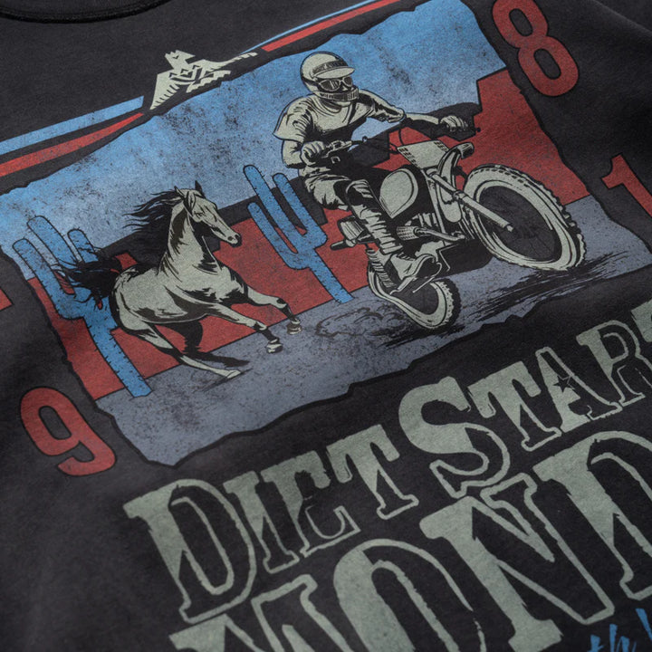 Diet Starts Monday 81 Racing Tee - Vintage Black - DSM-S26-064