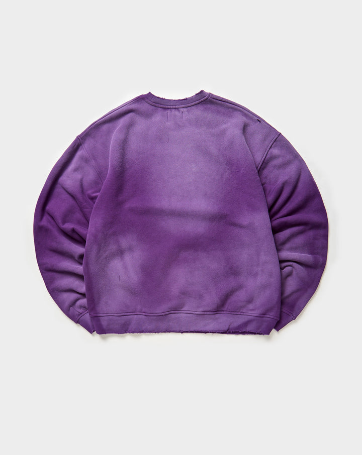 Diet Starts Monday Eagle Sweat Shirt - Purple/Red