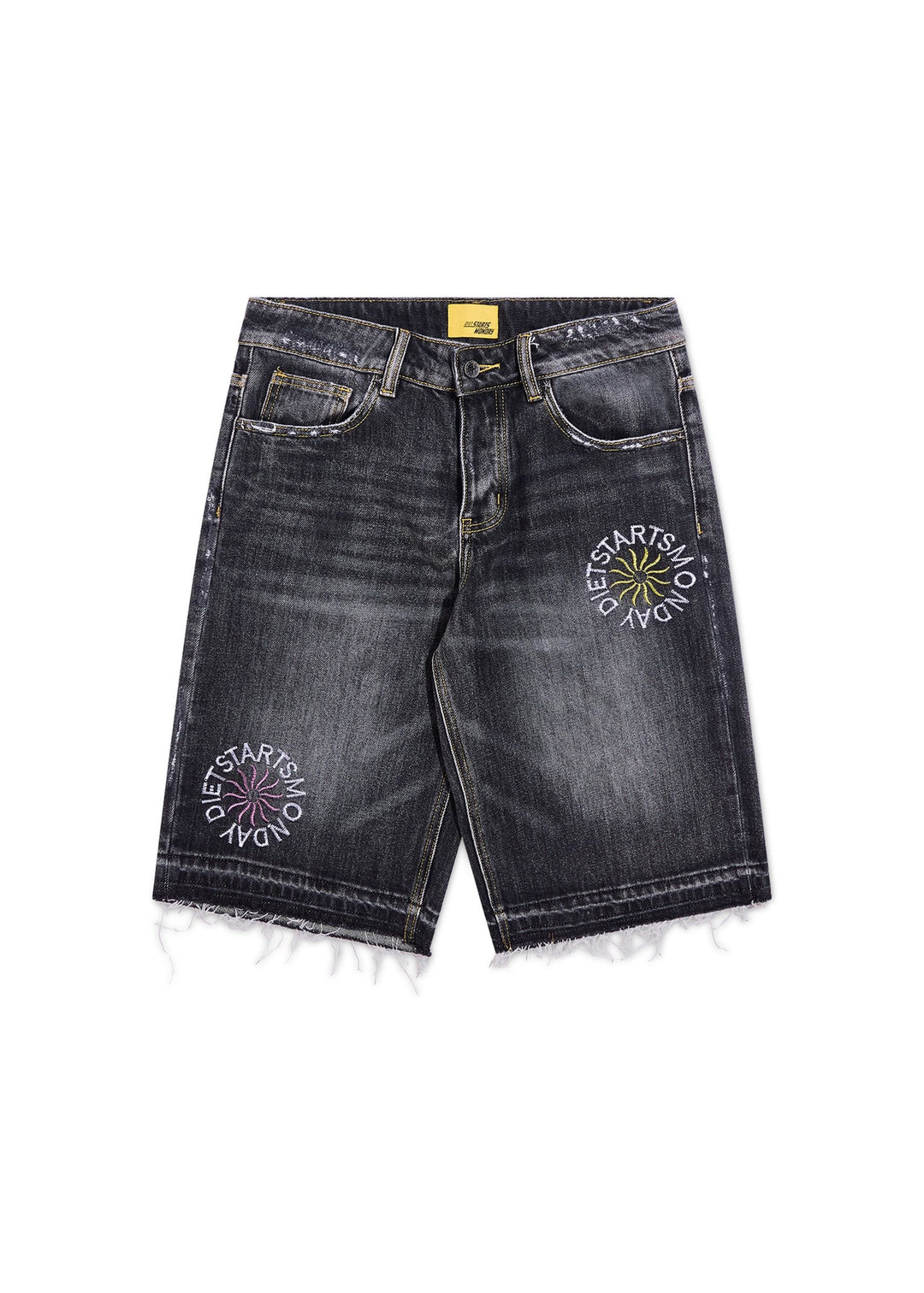 Diet Starts Monday Sol Denim Shorts - Black