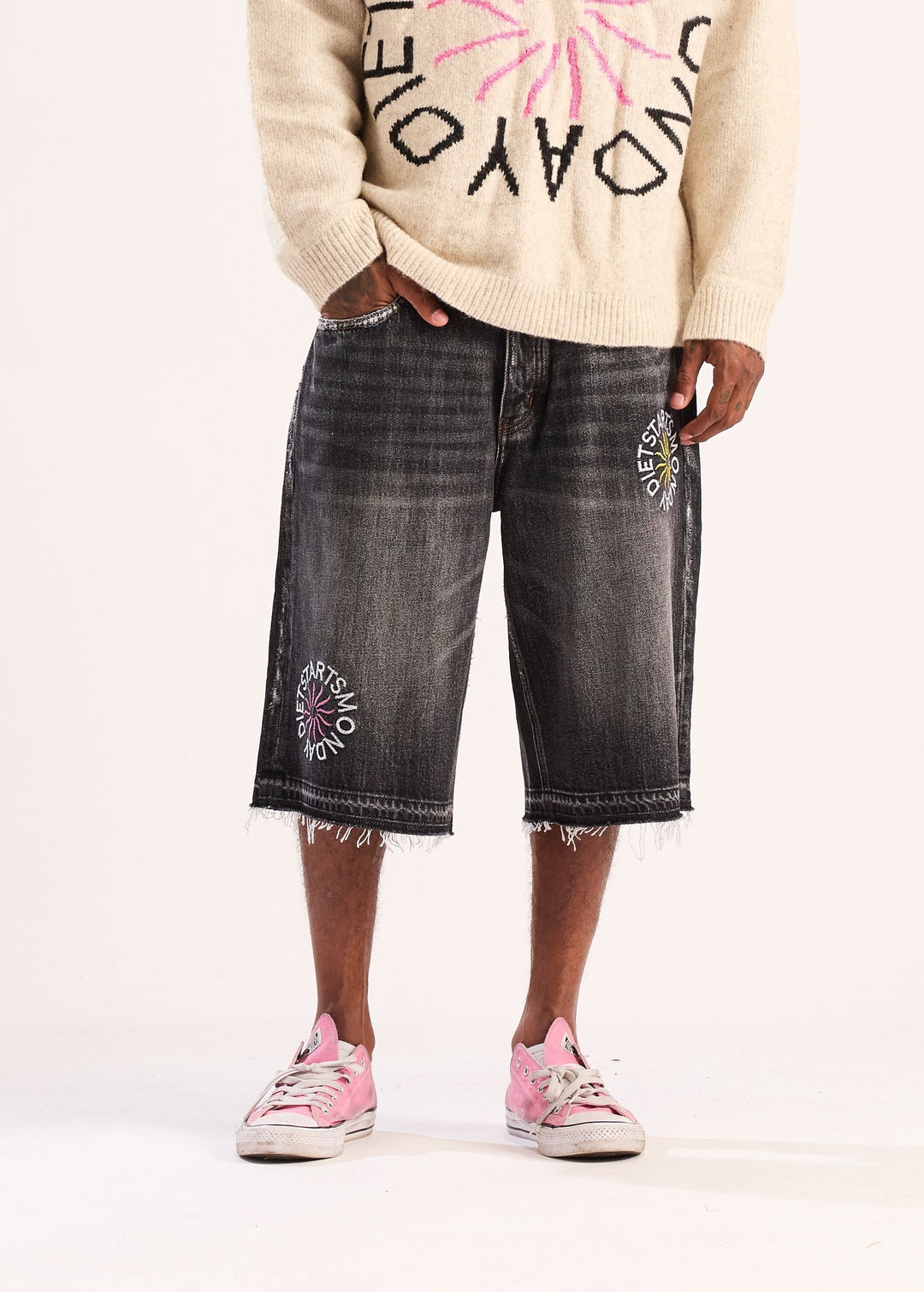 Diet Starts Monday - Sol Denim Shorts - Black DSM-S26-012