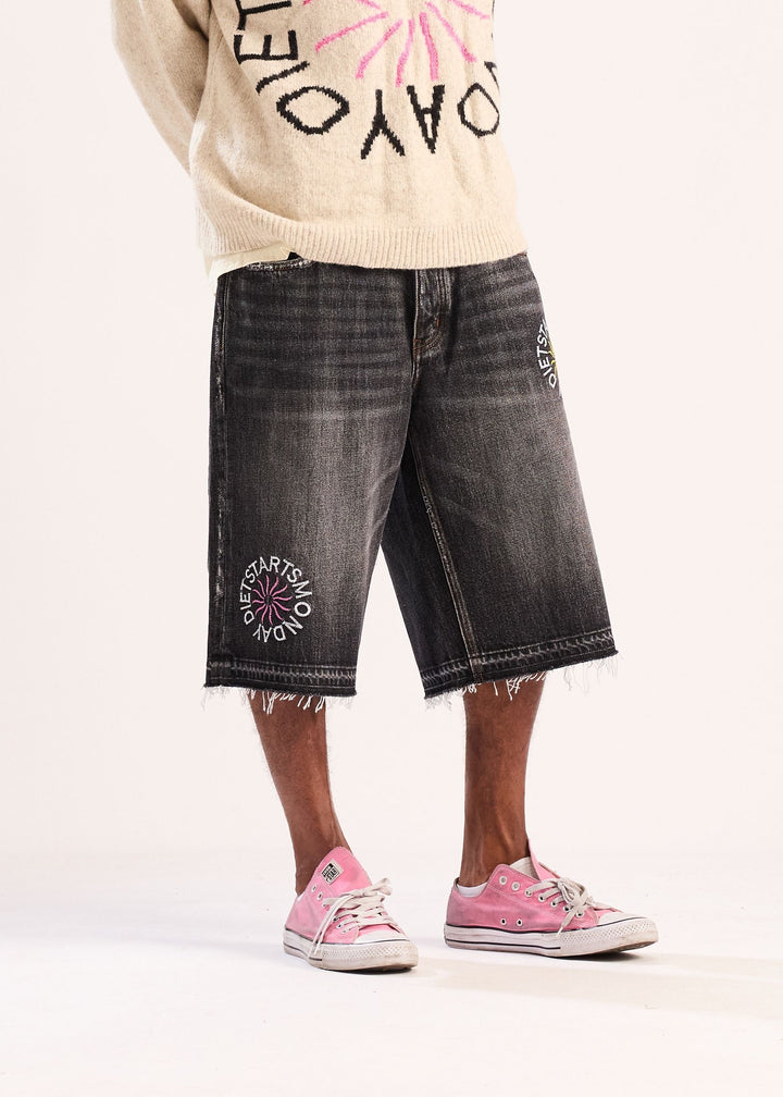 Diet Starts Monday - Sol Denim Shorts - Black DSM-S26-012