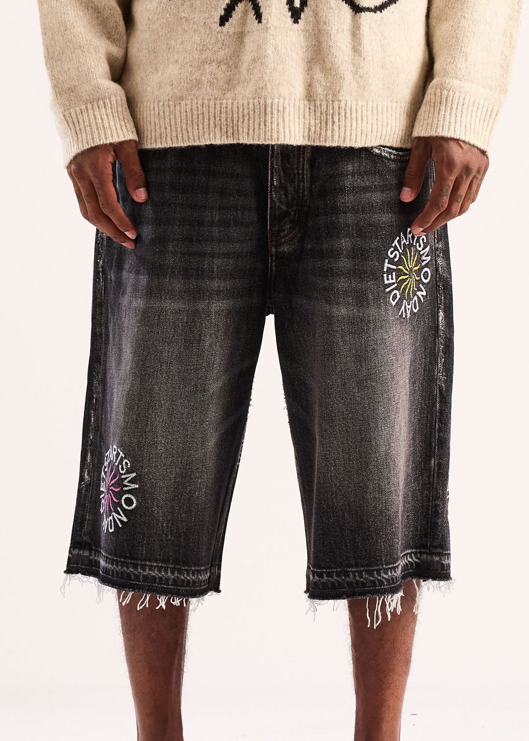 Diet Starts Monday - Sol Denim Shorts - Black DSM-S26-012
