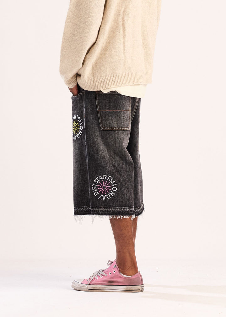 Diet Starts Monday - Sol Denim Shorts - Black DSM-S26-012