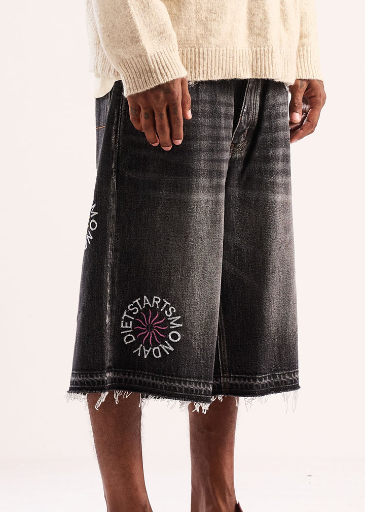 Diet Starts Monday - Sol Denim Shorts - Black DSM-S26-012