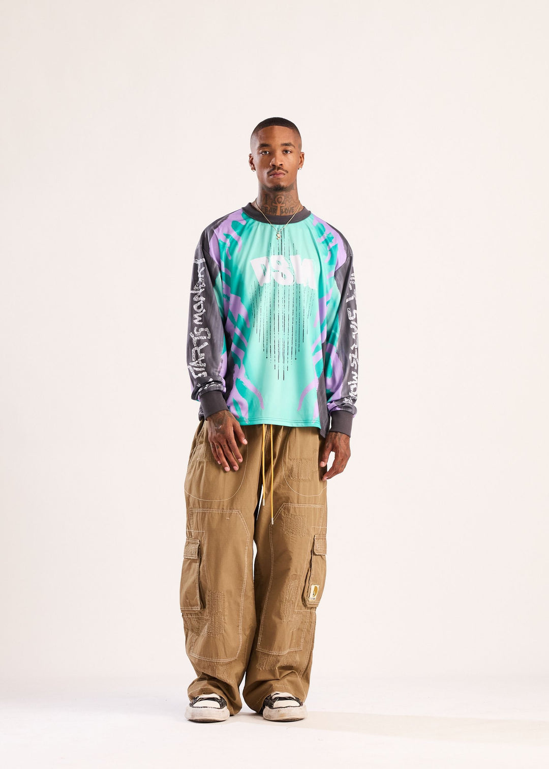 Diet Starts Monday MX Flame Jersey - Teal/Purple