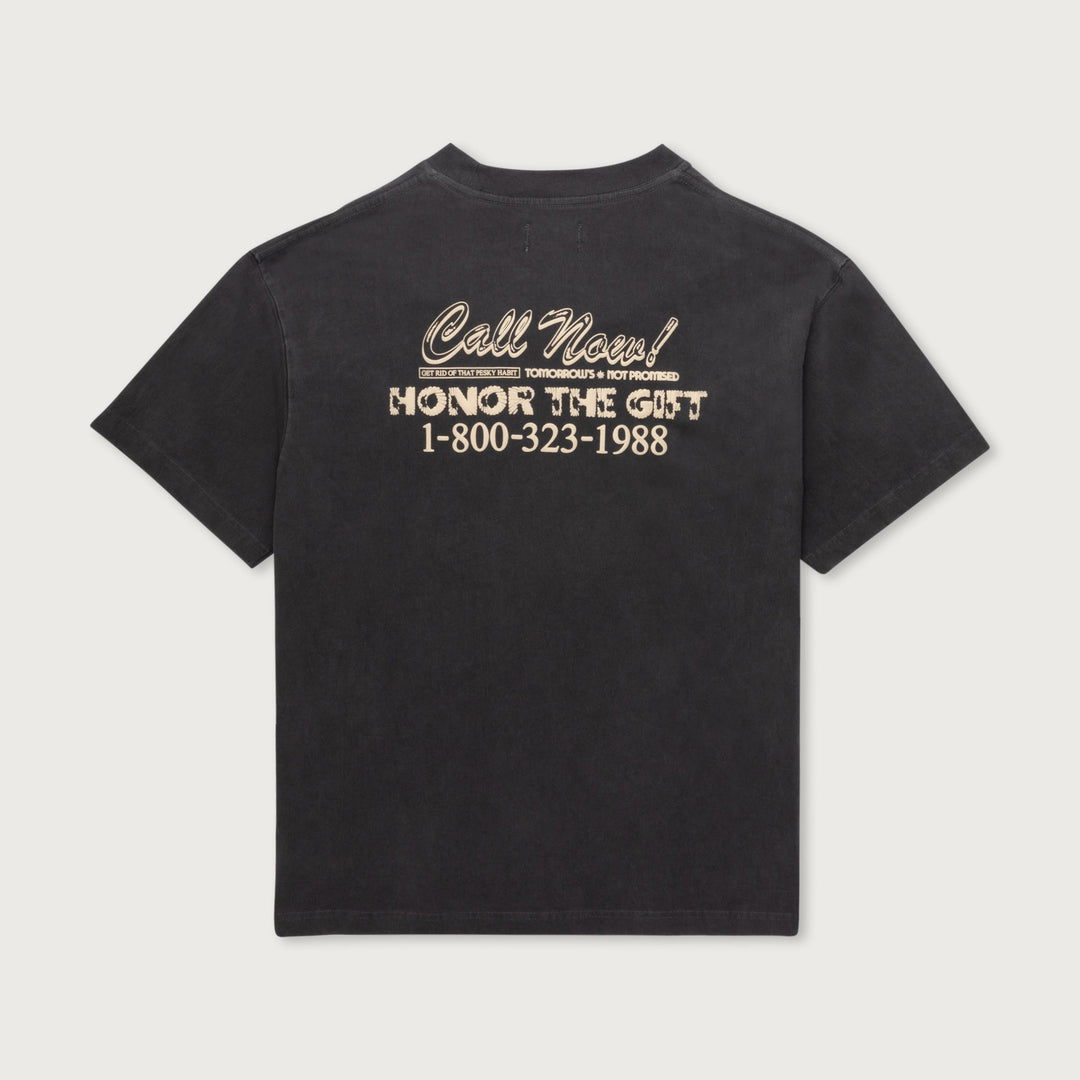 Honor The Gift - Procastination Hotline S/S Tee Black