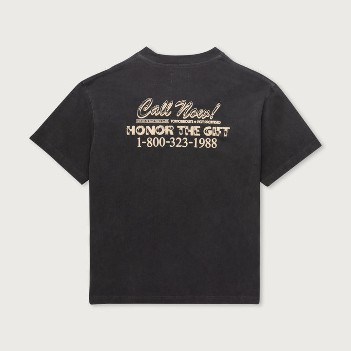 Honor The Gift - Procastination Hotline S/S Tee Black