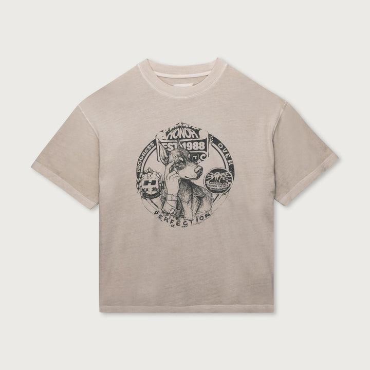 Honor The Gift - Procastination Hotline S/S Tee Cream