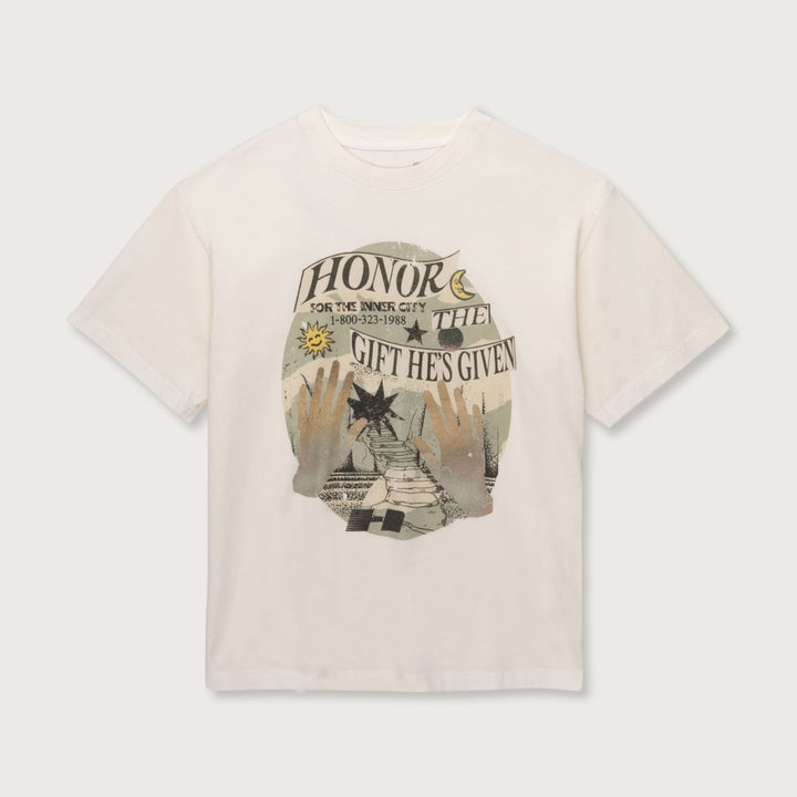 Honor The Gift - Gift He's Given S/S Tee White