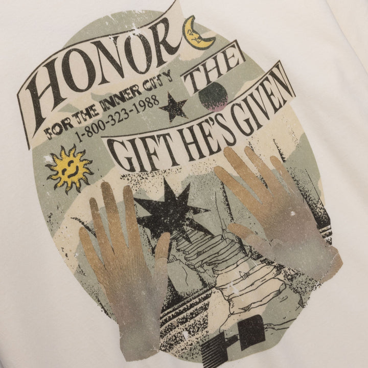 Honor The Gift - Gift He's Given S/S Tee White