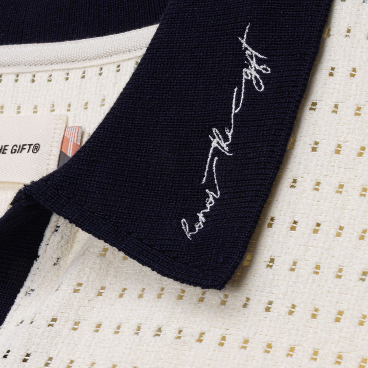 Honor The Gift - Pique Colorblock Polo Bone