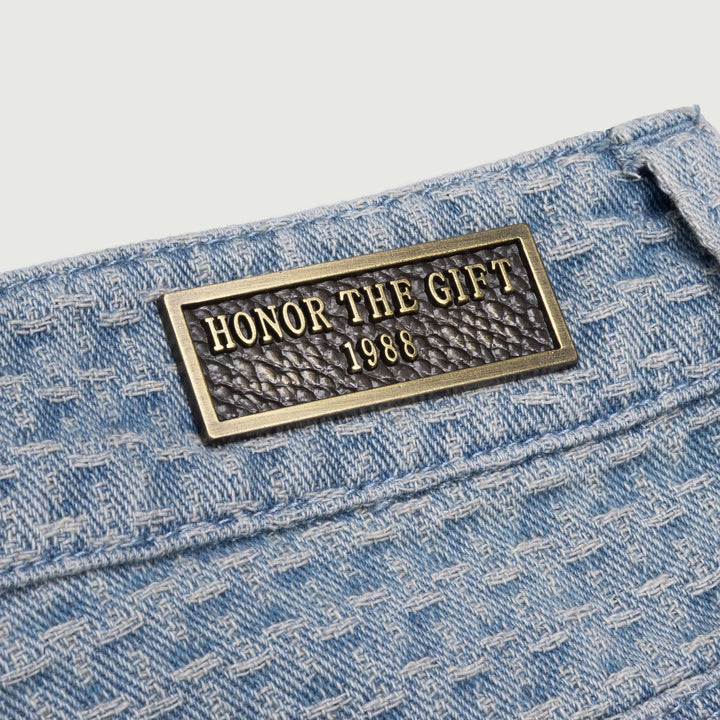 Honor The Gift - Novelty 11" Shorts Light Indigo