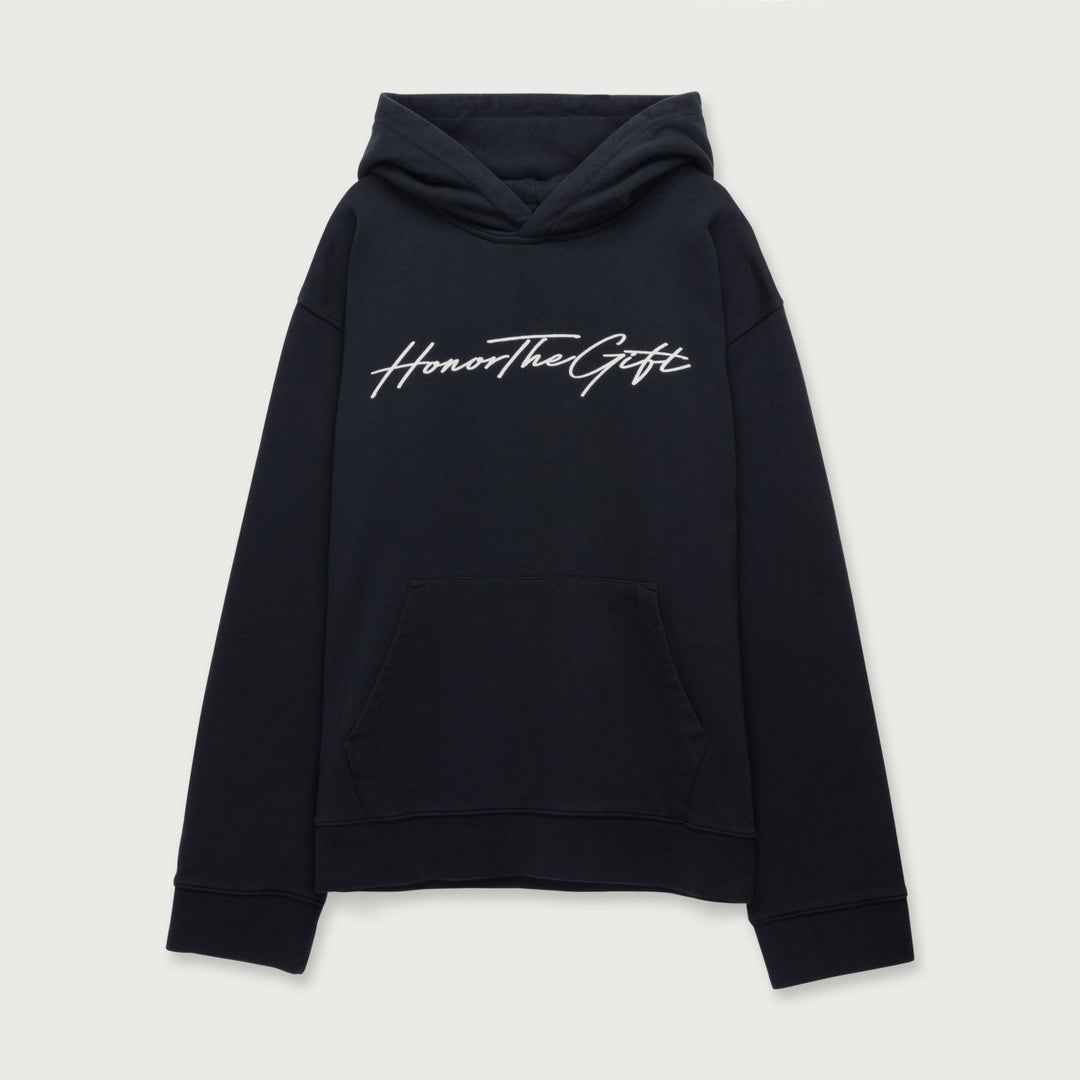 Honor The Gift - Script Hoodie FW26D2 Black