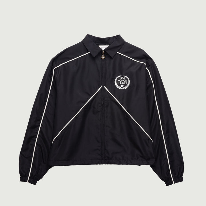 Honor The Gift - Honeycomb Track Jacket FW26D1 Black