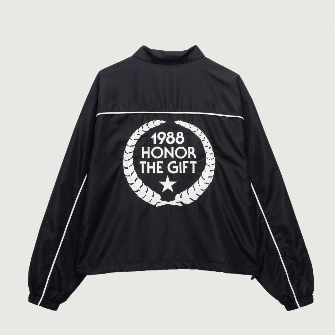 Honor The Gift - Honeycomb Track Jacket FW26D1 Black