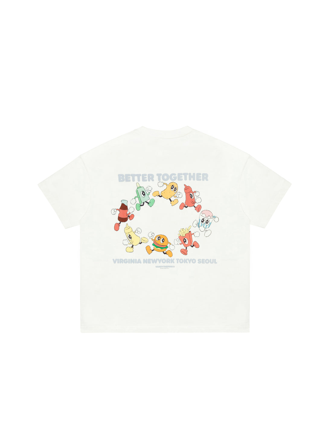 Vandy The Pink Staff Eye logo Tee Off-white Cream