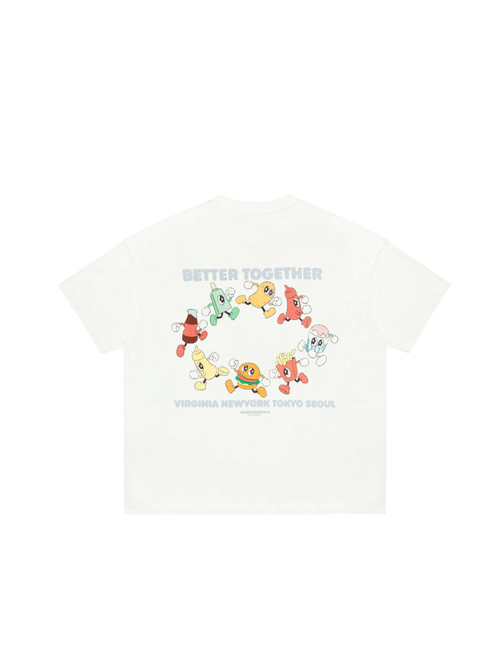Vandy The Pink Staff Eye logo Tee Off-white Cream