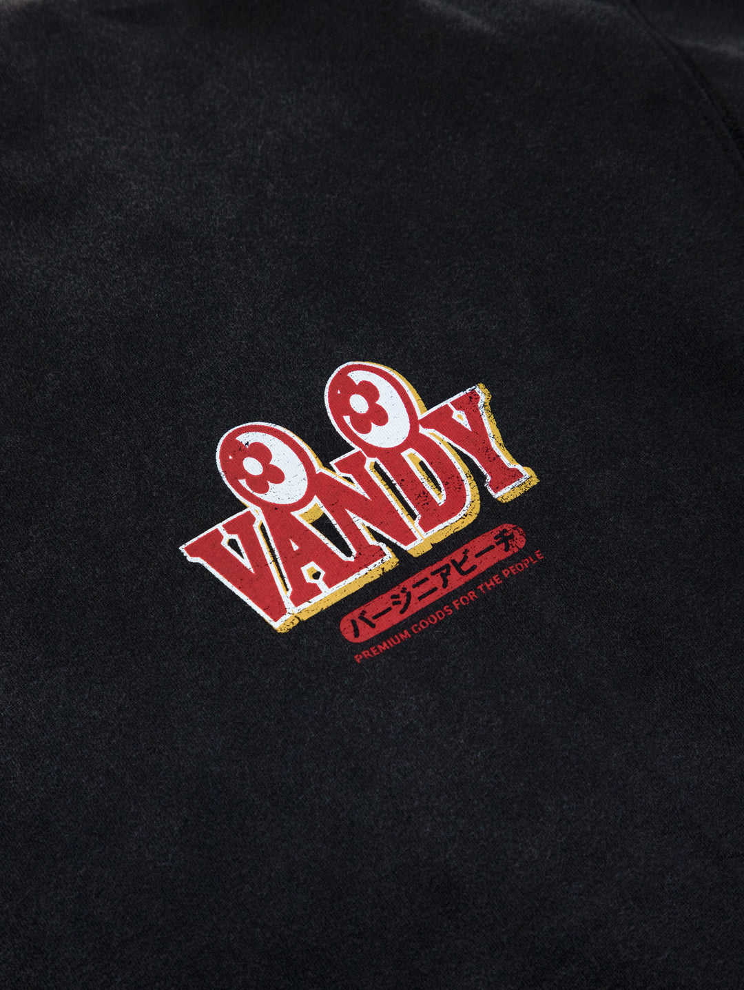 Vandy The Pink Cup Noodle Eye logo Tee Black